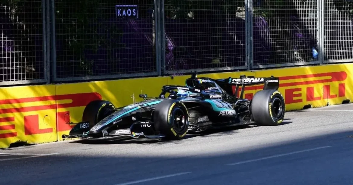Russell drámai csatában nyert Bakuban, Verstappen a második