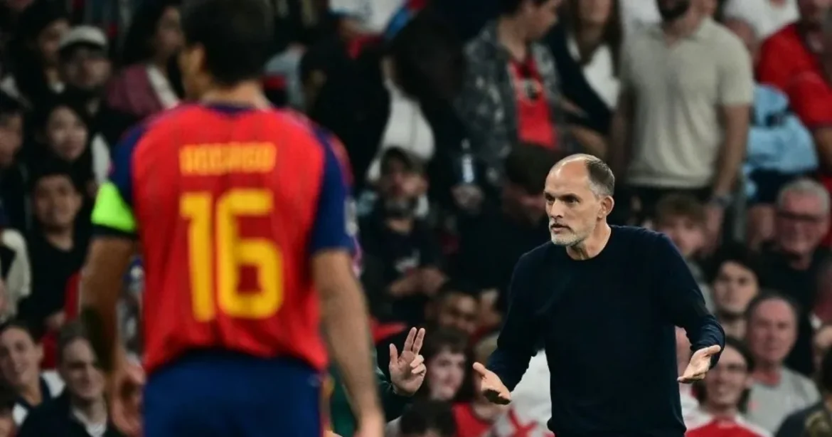 Tuchel: Anglia jobb volt, a brit sajtó összeomlásról ír a spanyol meccs után