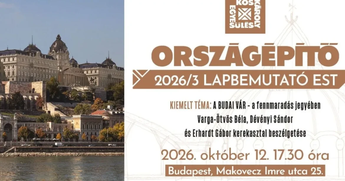 Budai Vár: a nemzeti identitás fokmérője – időszerű témák az Országépítő legújabb számában