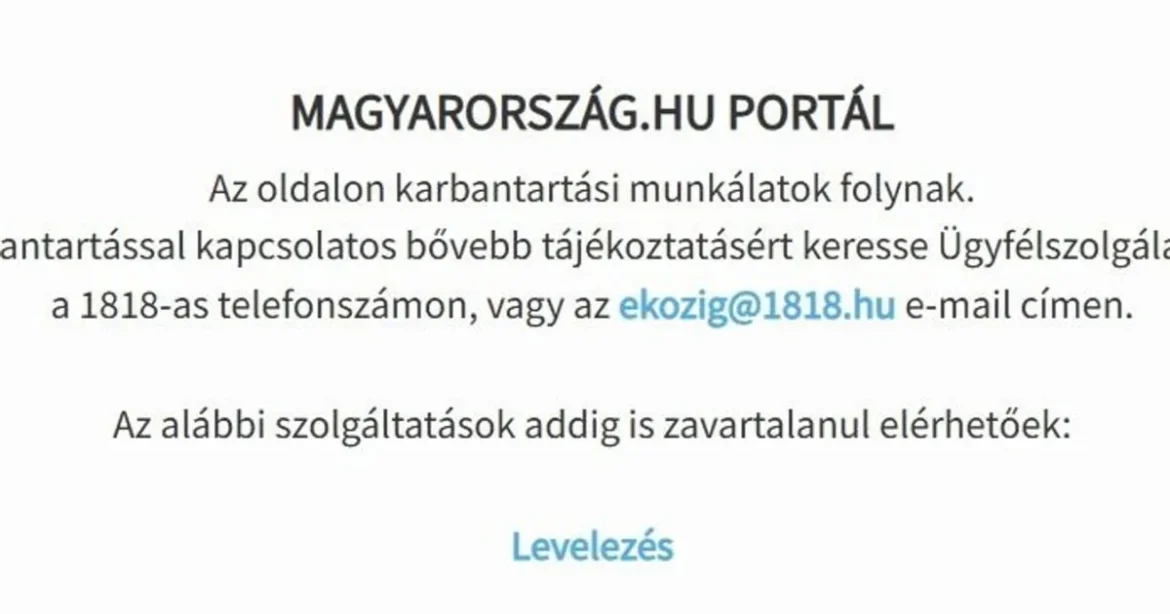 Kormányzati portálok váltak elérhetetlenné biztonsági aggodalmak közepette